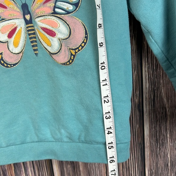 Carter’s Girls Butterfly Hoodie- Size 8 - Picture 5 of 7